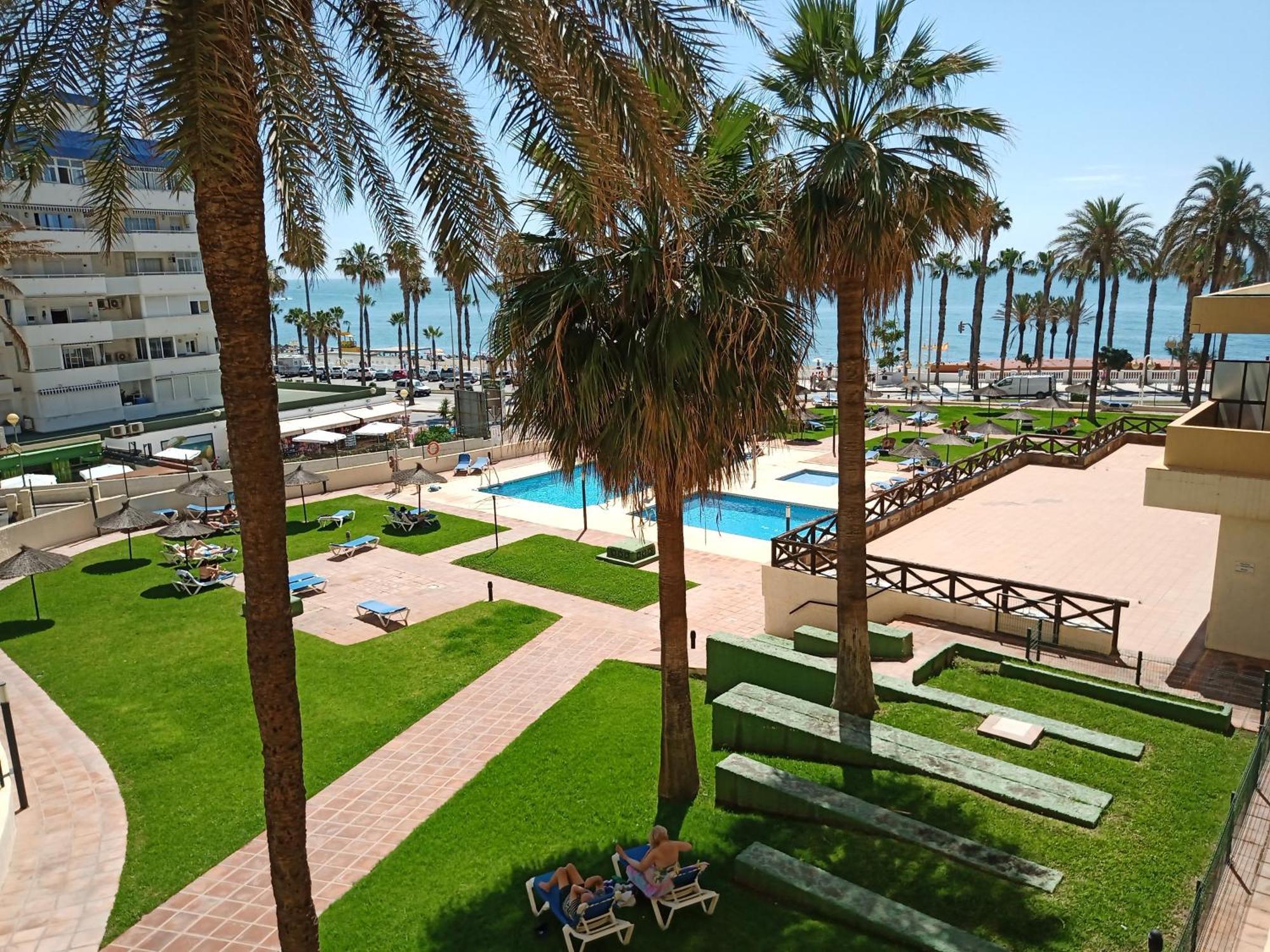1 Paradise Of Benalmadena Costa Residencial Aloha Playa Vistas Al Mar, Front Beach Mini Duplex 外观 照片
